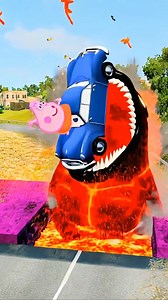 238K views · 1.1K reactions | Weird Cars & Crazy Cars VS Bollard Spikec and Lava Monster Crush in BeamNG.drive #qus11 #car #beamngdrive #bollard #beamng | Qus11 | Facebook