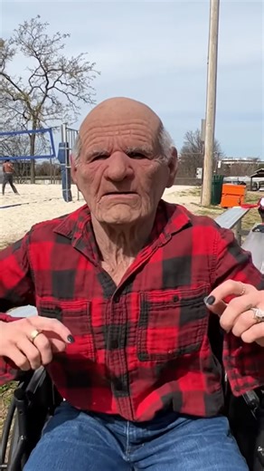 Old man sand volleyball