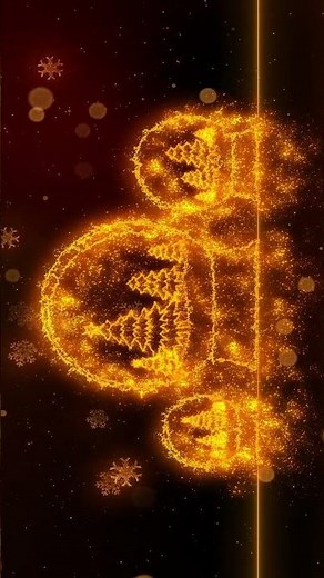 4K Christmas Screensaver! Sparkling Abstract Snow Globe in 4K