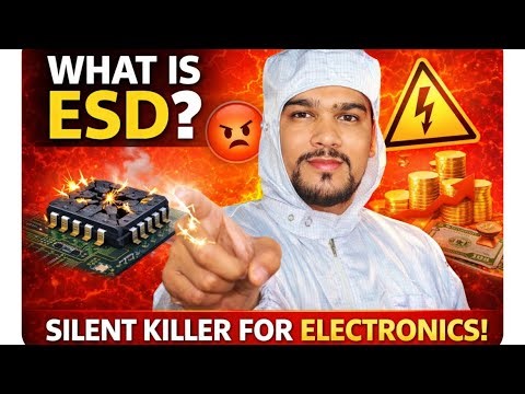 ESD Explained | ESD Is a Killer in Electronics | Electrostatic Discharge (SMT)