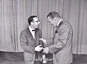 42 reactions · 4 comments | Ed didn't often join his acts on stage, but he made an exception for comedian Arnold Stang! The two make a perfect team as Ed provides the set ups for Stang's jokes about a poker game ♠️ Watch the video here: https://EdSullivan.lnk.to/ArnoldStangFP | The Ed Sullivan Show | Facebook