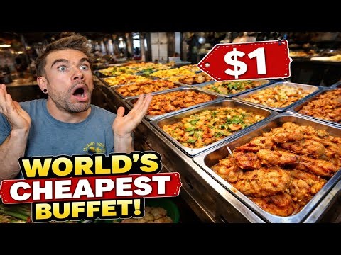 I Paid $1 for an Unlimited Street Food Buffet… What Happened Next is Crazy!