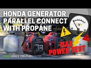Honda Propane Conversion Kit - Less Power? Engine Damage? Part 4, Max Wattage Output Test, EU2200i