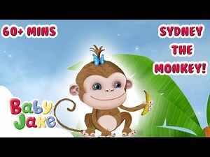 ‪@BabyJakeofficial‬ - 1+ Hour of Sydney the Monkey! 🐒🐵 | Full Episodes | Yacki Yacki Yoggi