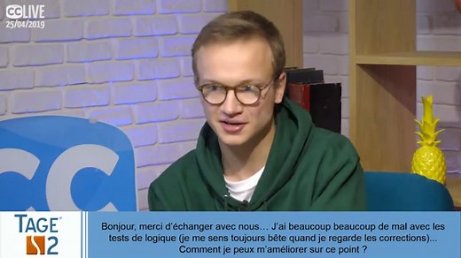 TAGE 2: comment se préparer aux sous-tests de logique