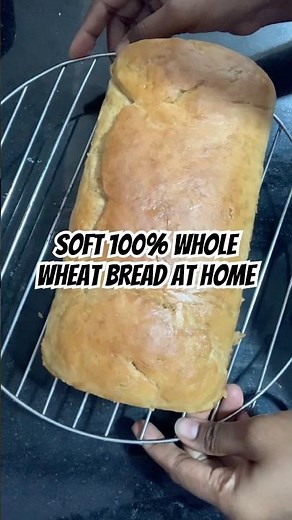 100% Whole Wheat Bread at Home | No Maida | Soft & Healthy Atta Bread Recipe