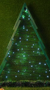 Outdoor Timber Christmas Tree 🎬 This video was produced by Network Media and Aoos Media | Hack And Heat