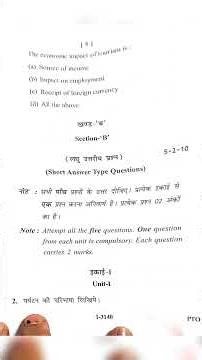 geography 3 paper MSc MA 3rd sem Dec 2023