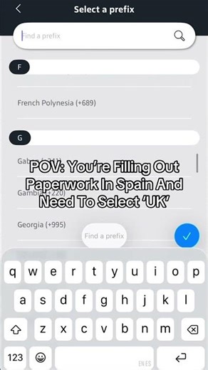 POV: You’re Filling Out Paperwork In Spain And Need To Select ‘UK’.