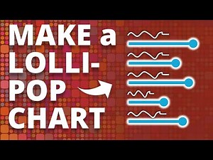 How to Make a Lollipop Chart in Excel! [CHART TIPS🍭]