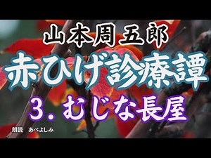 【朗読】山本周五郎「赤ひげ診療譚」③むじな長屋 朗読・あべよしみ