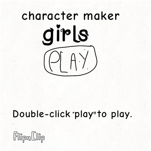 My game. Character Maker Girls #barbie #baby #cute #animation