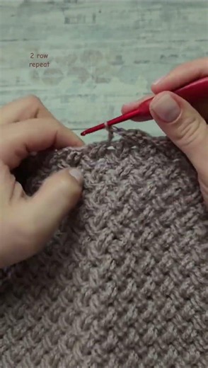 Wicker Crochet Pattern | 2 Row Repeat | Celtic Weave Crochet Stitch #crochettutorial #easycrochet