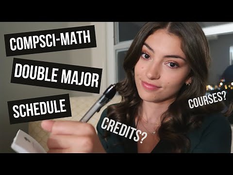 What it takes to DOUBLE MAJOR in COMPUTER SCIENCE and MATH | Full Course Schedule Freshman-Senior