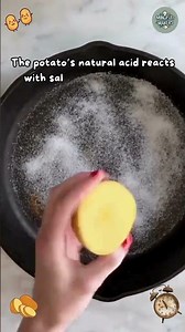 The Potato Salt Rust Remover #shorts #hack #reallifehacks