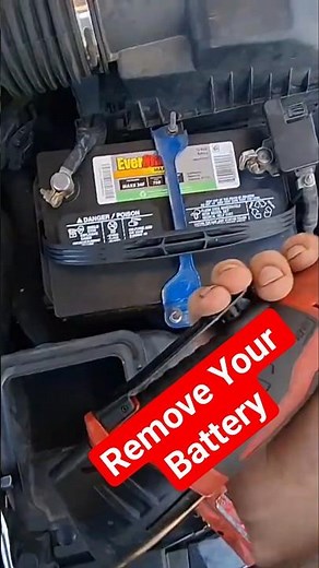 How to remove your battery #automobile #battery #honda #howto