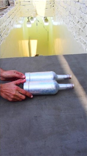 Breaking glass bottle ⚠️🔥 Crushing Crunchy & Soft Things #shorts #asmr #satisfying