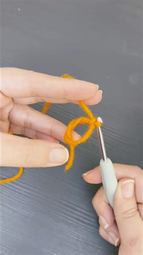 How to make a magic ring & slip knot #crochet #trending
