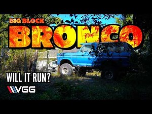 FORGOTTEN BIG BLOCK BRONCO! Will This Fire Damaged Locked Up Ford RUN AGAIN?