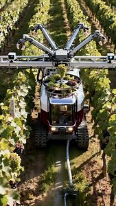 Robotic arms fully automatically harvest grapes#shorts #farmer #fruit #nature #agriculture #farming