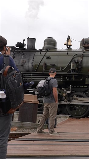 64K views · 3K reactions | Baldwin Locomotive Works 26 stops at the crossing before moving on #Trains #SteamTrain #SteamEngine #SteamLocomotive | The Trainboard | Facebook