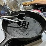 Mini Waffle Tongs by StarBlue Pink – 8 Inches Silicone and Nylon Serving Tongs with Non-Slip Smooth Handles, Non-Scratch and Dishwasher Safe, Multipurpose Spatula for Belgian Waffle Serving