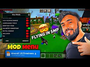 Minecraft Mod Menu For SMP And Servers || 1.20.62 Latest Version Download #minecraftmodmenu