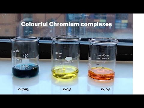 Magical colour changes in Chromium chemistry experiments