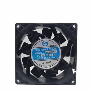 [Hot Item] 92X92X38 DC Axial Flow Fan 9238 8000rpm DC Cooling Exhaust Fan with BLDC Motor for Industry, Automotive, Server, CCTV
