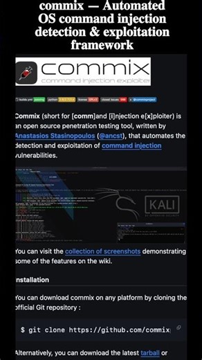 commix: Exploit Command Injection Vulnerabilities #CyberCavin #vinodahirwar