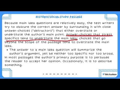 A Guide to History Or Types of Social Study Passages