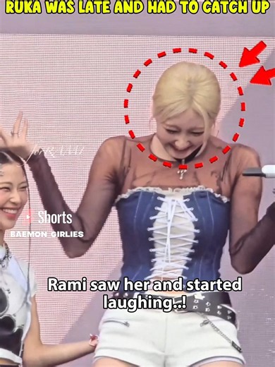How did Rami even notice Ruka #babymonster #shorts #ruka #rami #funny
