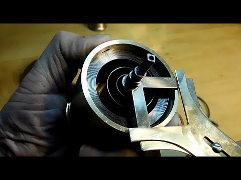 WR Smith's Grasshopper Clock: Part Seven Installing the Mainspring