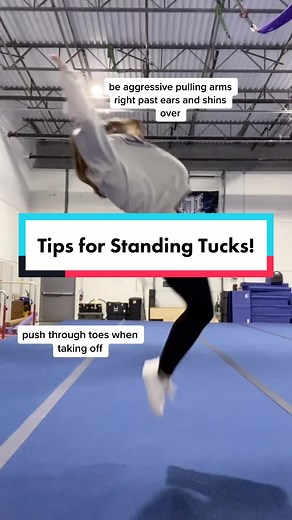 Standing Tuck Tips and Drills for Cheerleaders