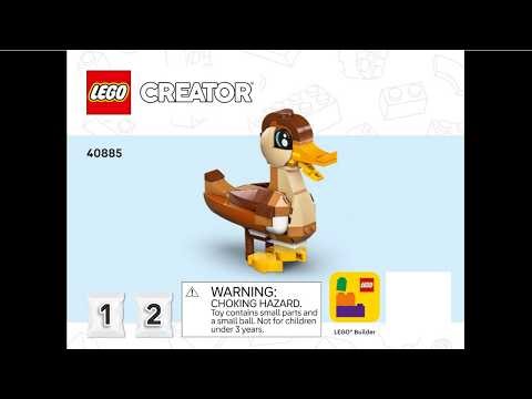 LEGO 40885 Instructions | Creator | Duck Family | Book 1 | Promotional