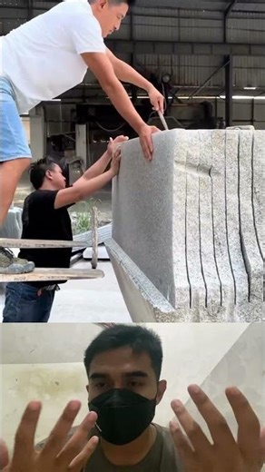 Perfect Granite Breaking | Extreme Stone Cutting Precision