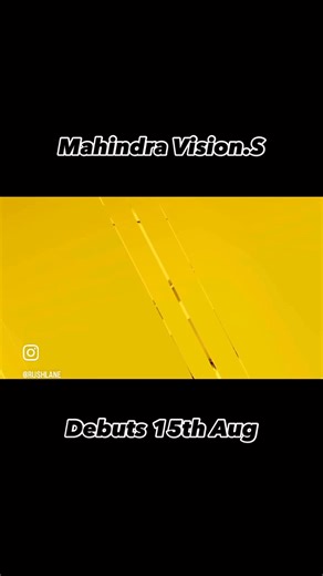 Mahindra shares new teaser of the upcoming Vision.S concept 🙌 #mahindra #visions #concept #teaser #rushlane | RushLane