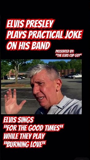 Elvis Presley plays Joke on his BAND #elvis #theelviscupguy #elvispresley #shorts #oldies #trump