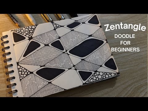 Relax your mind with this Simple Zendoodle idea for Beginners!