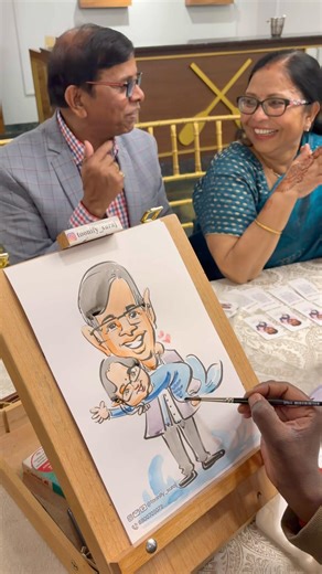 Live Caricature Artist at Event Crowd Reaction+Funny Sketches|Wedding•Corporate•Viral Entertainment