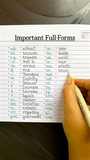 18K views · 926 reactions | Important Full-Forms ‍✨ . . . #englishlearning #English #education #fypシ #reelsfypシ | Tushar Ghosh | Facebook