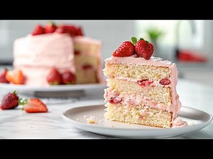 Easy Homemade Strawberry Cake Recipe That Melts in Your Mouth
