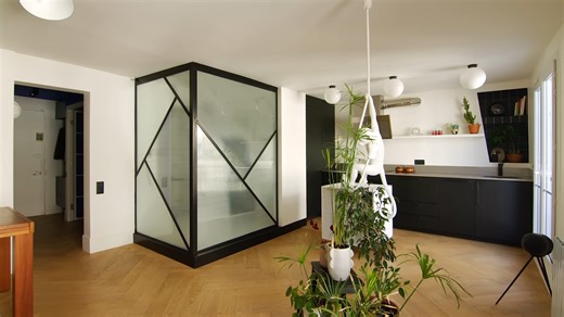 Watch what they did with this 450 sqft Paris apartment