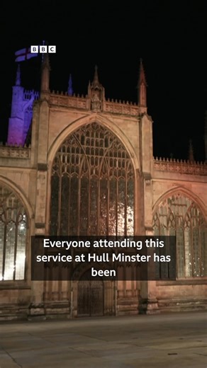 A special service at Hull Minster is giving families space to reflect and remember loved ones lost to suicide, at one of the hardest times of the year. Read more: https://bbc.in/4peV9JT | BBC East Yorkshire