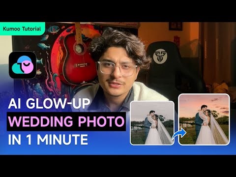 How to Create Dreamy Wedding Portraits with AI | Kumoo AI Retouch Tutorial