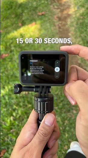 Here is how you enable the HINDSIGHT feature of your @GoPro #GoPro #Hindsight