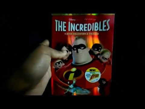 Opening To The Incredibles 2005 Dvd Played Boxset
