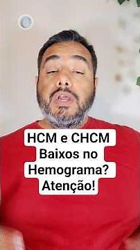 Low MCH and MCHC levels in blood test? #bloodcount #hematology #physiology #drvictorproenca