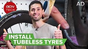 Many mid to top range bikes come with tubeless ready wheels these days, and this setup is becoming more and more popular. But installing a tubeless tyre can feel like a daunting task! Alex is here to help you set up your tubeless tyres perfectly. | GCN Tech