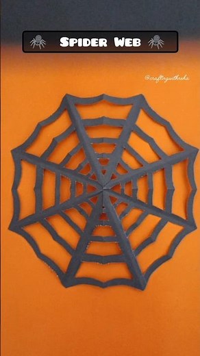 How to Cut Spiderwebs 🕷️🕸️ #shorts #halloween #craft